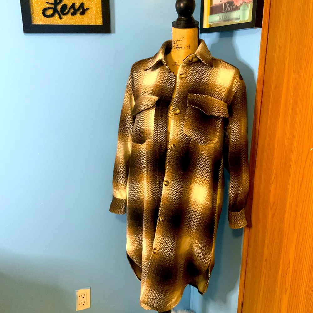 Bryce Plaid Long Shacket